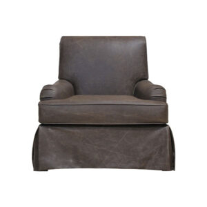 BRAD ACCENT CHAIR BROWN FRONT